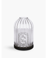 竖纹玻璃烛罩 S